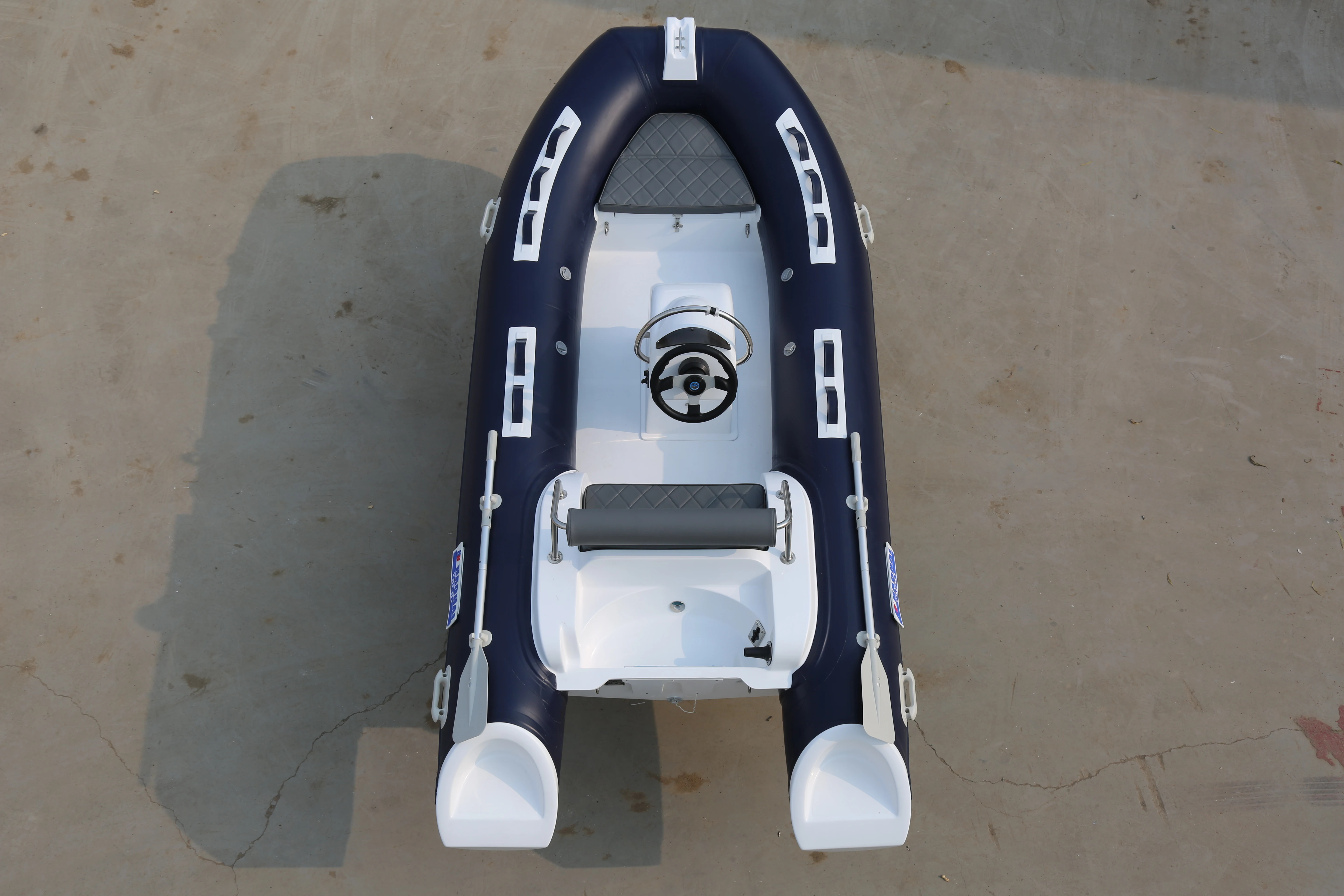 RIB Inflatable Boat with PVC tube and fiberglass hull Pvc Fabric Inflatable Boat