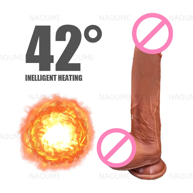 Hot Sale Wireless Remote Control dildo vibrator for women Liquid Silicone dildos for women Telescopic Heating Sex Toys For Woman