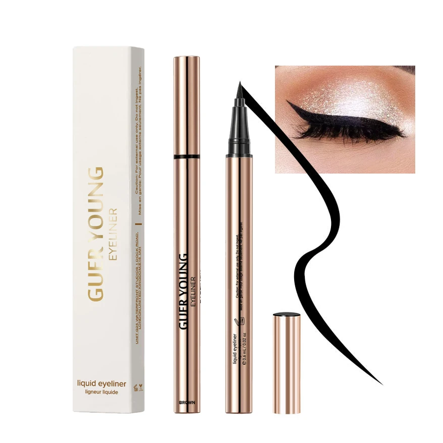Best Selling Waterproof Gel Eyeliner Pencil Natural Long Lasting Eye Liner Pen Black Color Private Label Odm/oem Eyeliner Pen