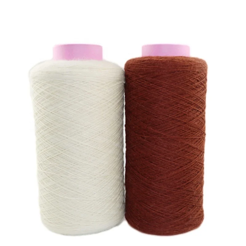 Новый дизайн, Смешанная шерстяная пряжа с зеленым ворсом для ковров и свитеров