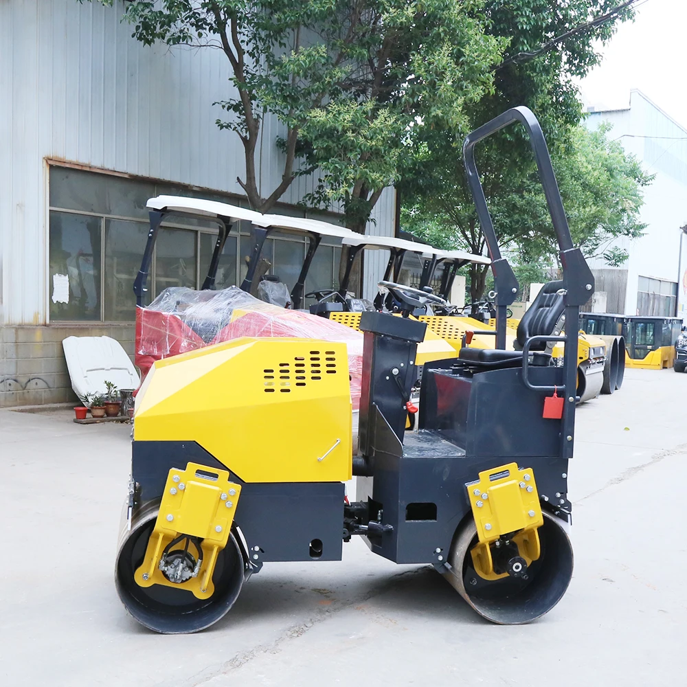 Construction Machinery Double Single Drum 1ton 2ton 3ton Driving Ride On Compactor Vibration Road Roller