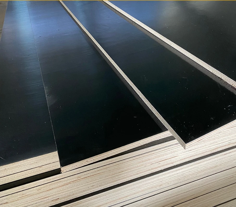 18mm Black Poplar Film Faced Plywood Used 8 times For Construction