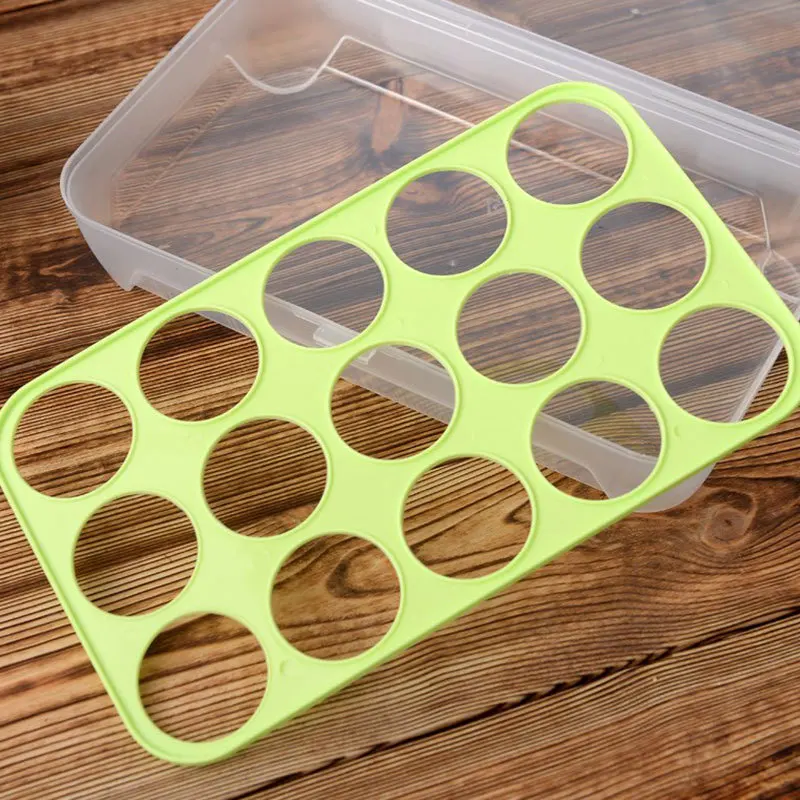 Eggs Storage Box 15 Grids Egg Portable Refrigerator Storage  Egg Holder