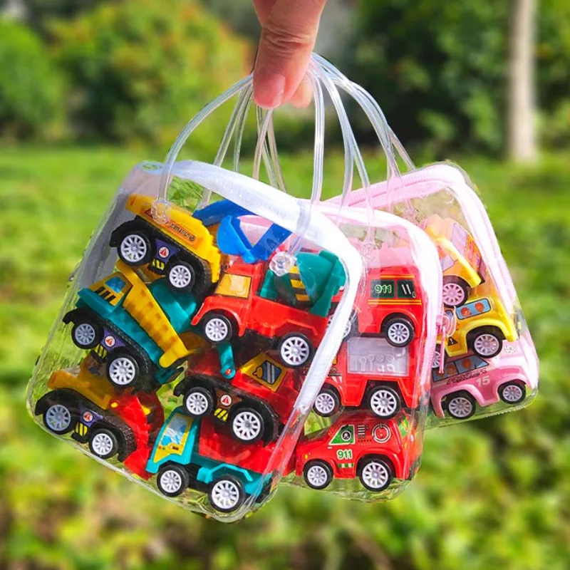 Classic Boy Girl Truck Vehicle Kids Toys Mini Small Pull Back Car Set Toys Gift