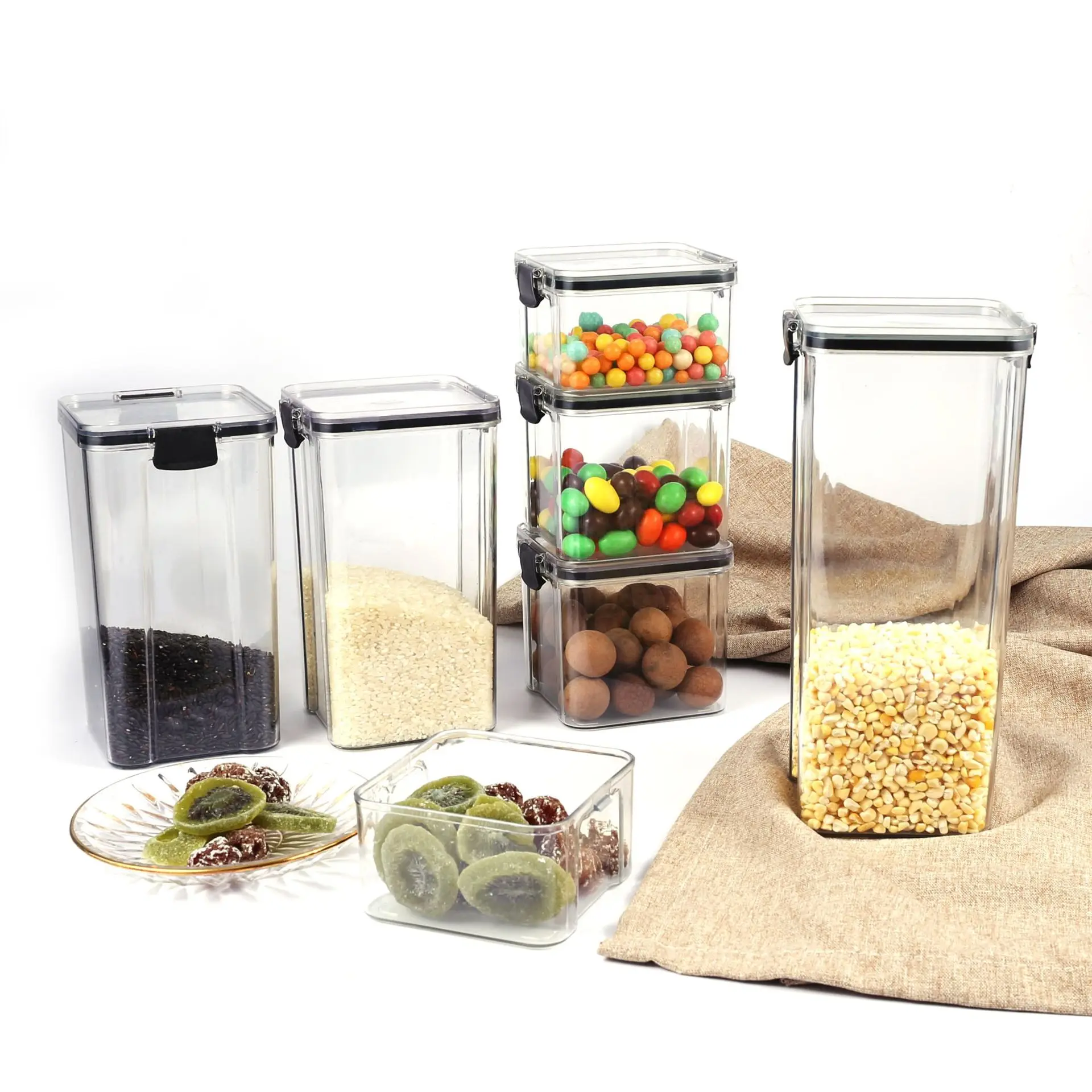 Plastic Airtight Food Storage Containers With Lids Energy Rice Food Storage Container Set Extra Large Food Kitchen Storage