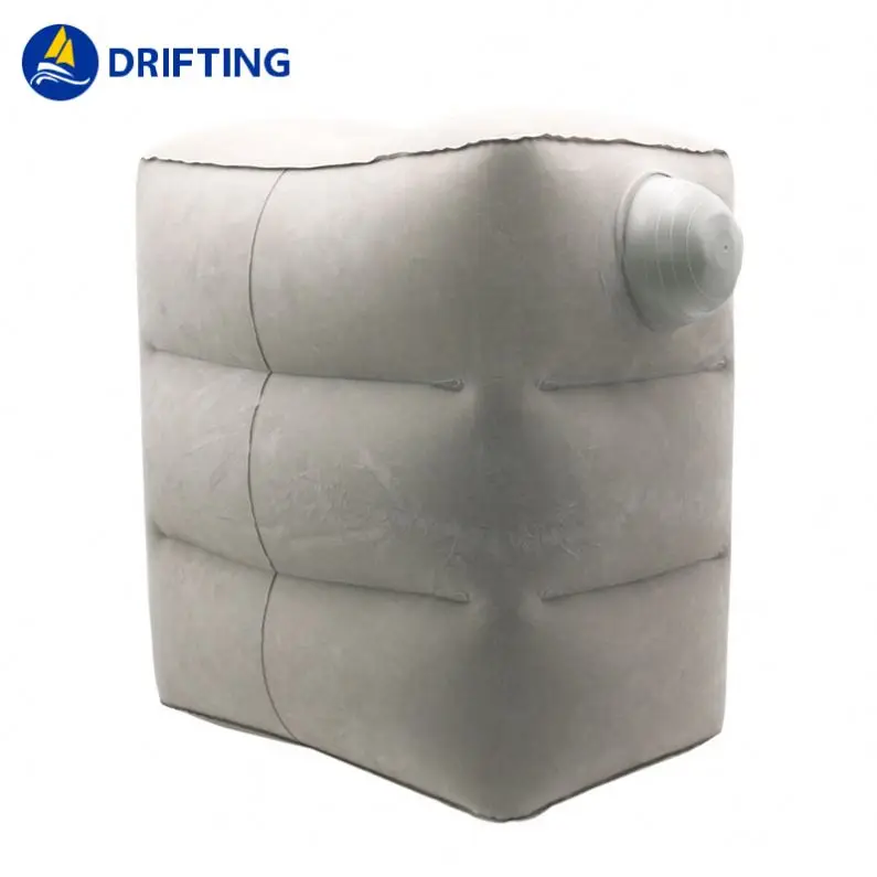 
Skin-Friendly Convenient Storage Built-In Air Pump Inflatable Foot Shaped Feet Pillow Elevate Legs 