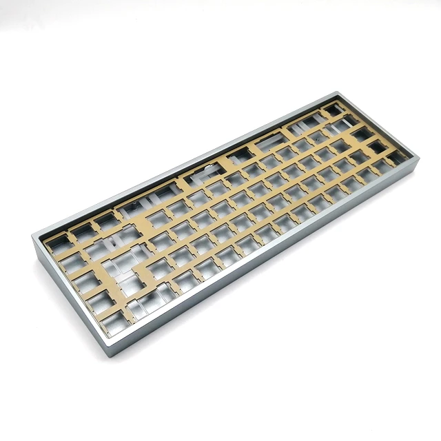 high precision custom logo computer manufacturer brass plate anodized custom mechanical cnc keyboard case plate volume aluminium