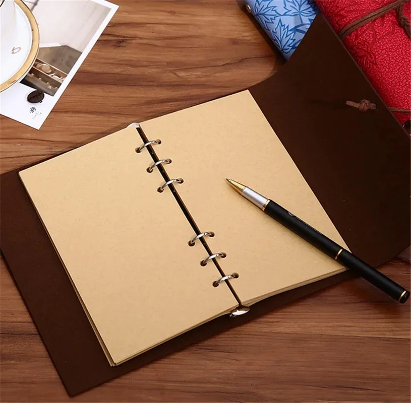 A5 A6 A7 Loose Leaf Notebook Refill Spiral Binder Inner Page Line Blank craft Grid Inside Paper Stationery Notebook