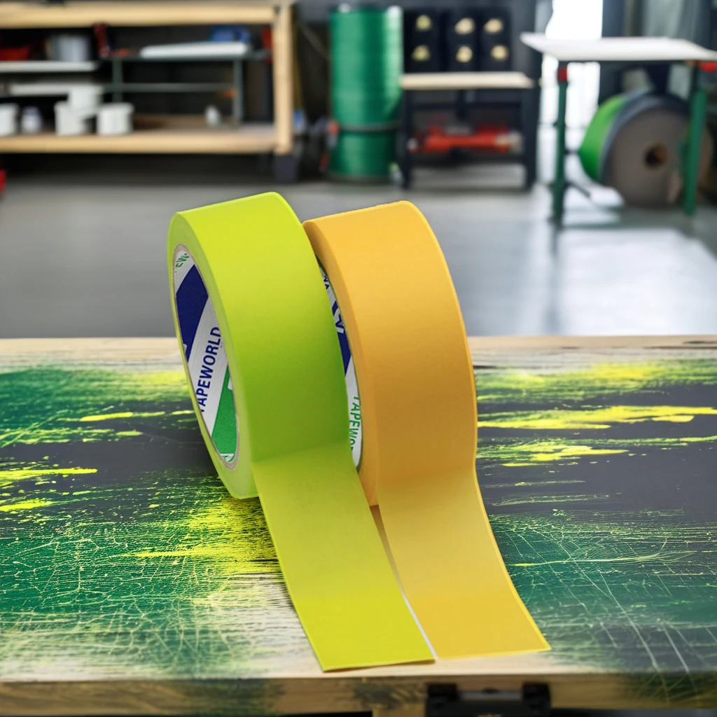 Best Selling 18mm-48mm Acrylic Adhesive Washi Rice Paper Pressure Sensitive Single Sided Heat Resistant Car Paint Masking Tape