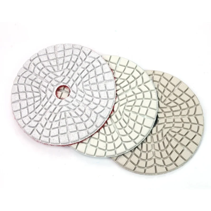 Wholesale 3-step Wet Polishing Pad Granite Flexible Polishing Pad Marble Abrasive tool