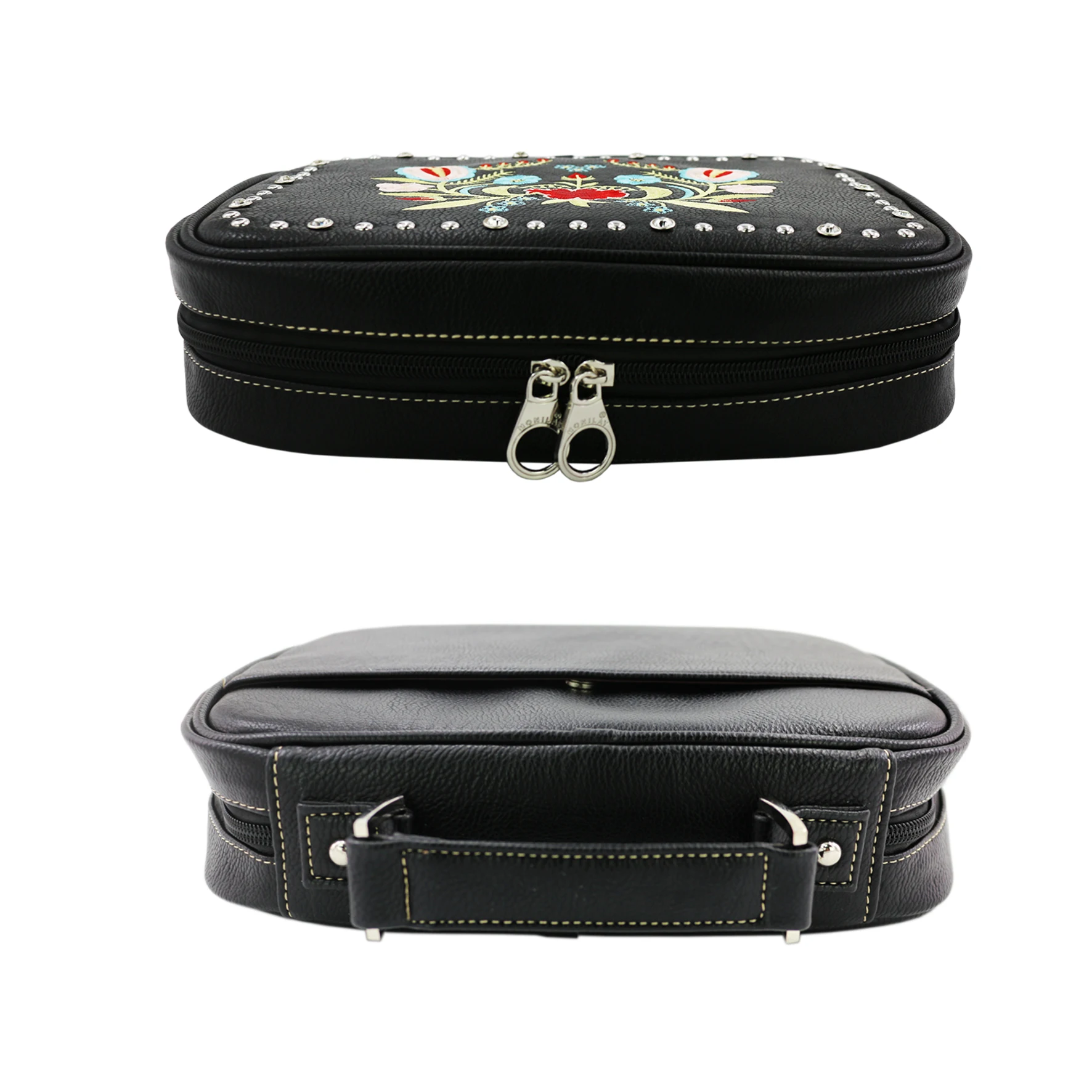 Multipurpose Organizer Bible Tote Leather Bag Lightweight And Sturdy Bible Book Cover Water-resistant Zipper Bible Carrying Case