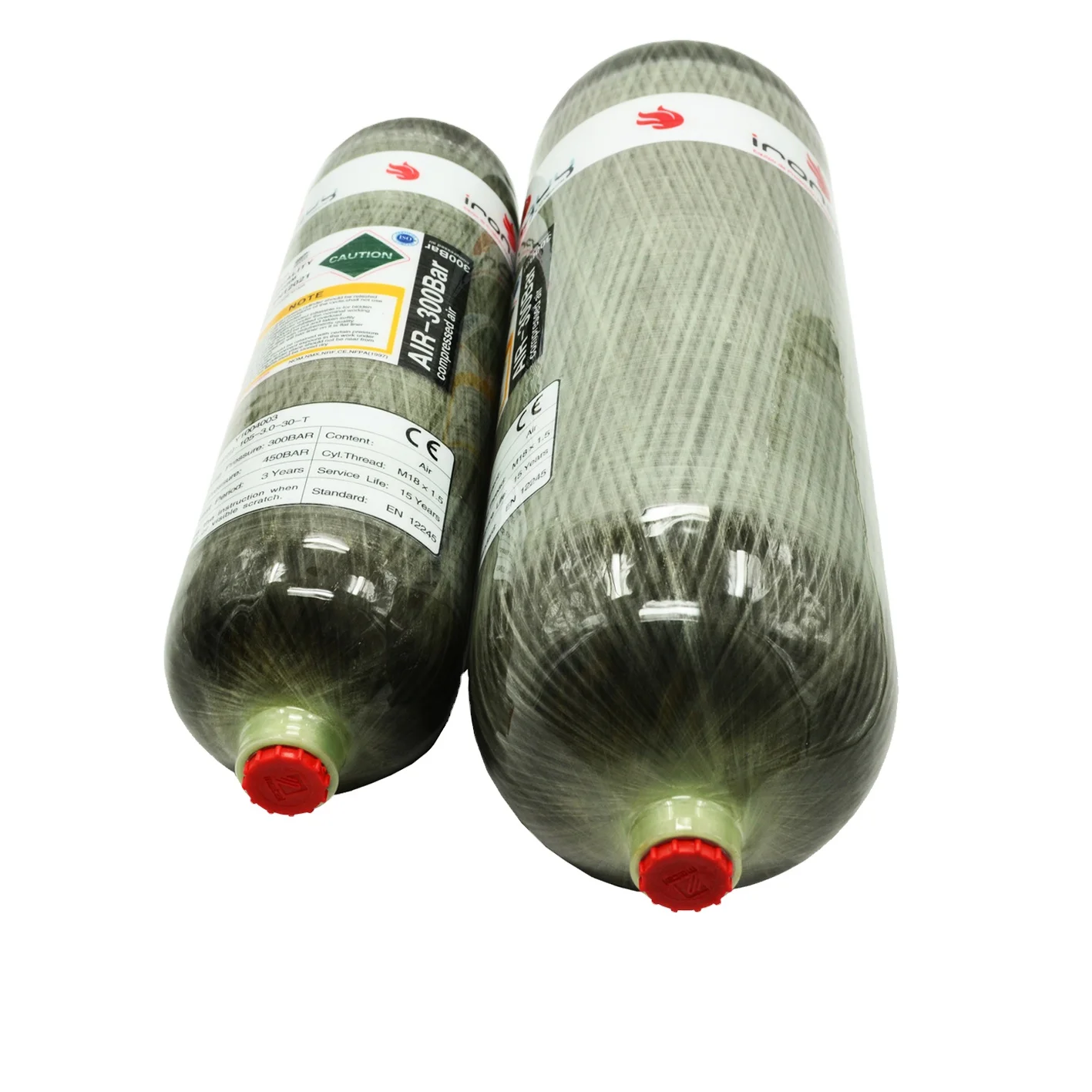 Горячая Распродажа 3L композитный газовый баллон из углеродного волокна цилиндр для дайвинга воздушный респиратор