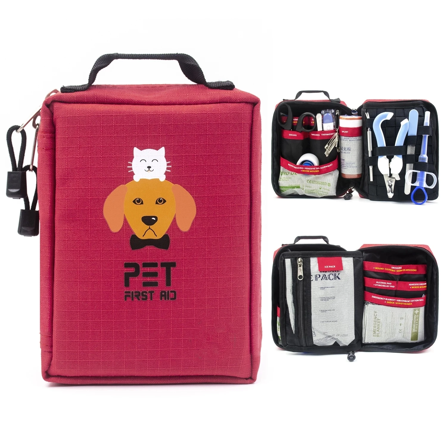 Hot Selling Compact Emergency Kit Pet First Aid Kit For Dogs Cat Animals Travel Outdoor Wholesale