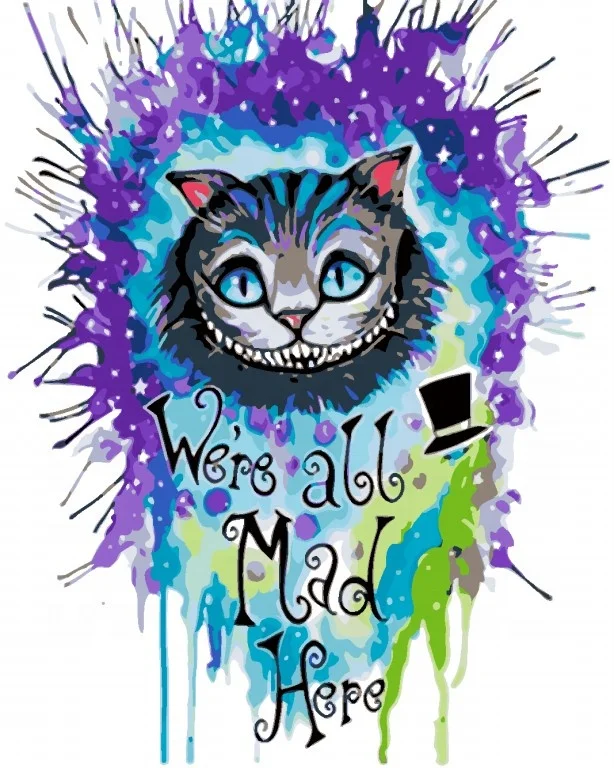 Hand painted Drawing Paintwork with Paintbrushes DIY painting paint by numbers adult