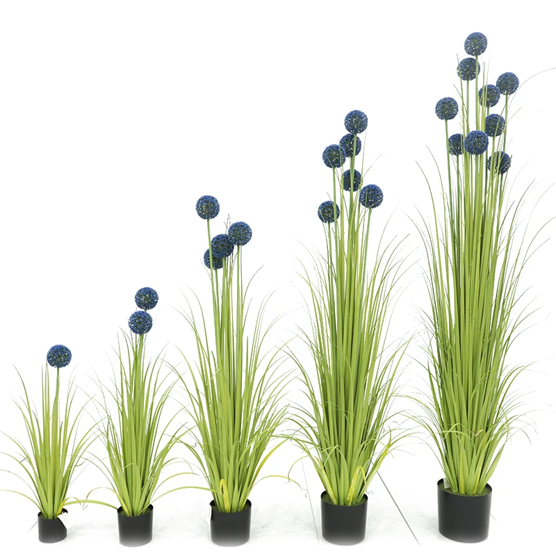 Лидер продаж декоративная искусственная пластиковая луковая трава для украшения помещений