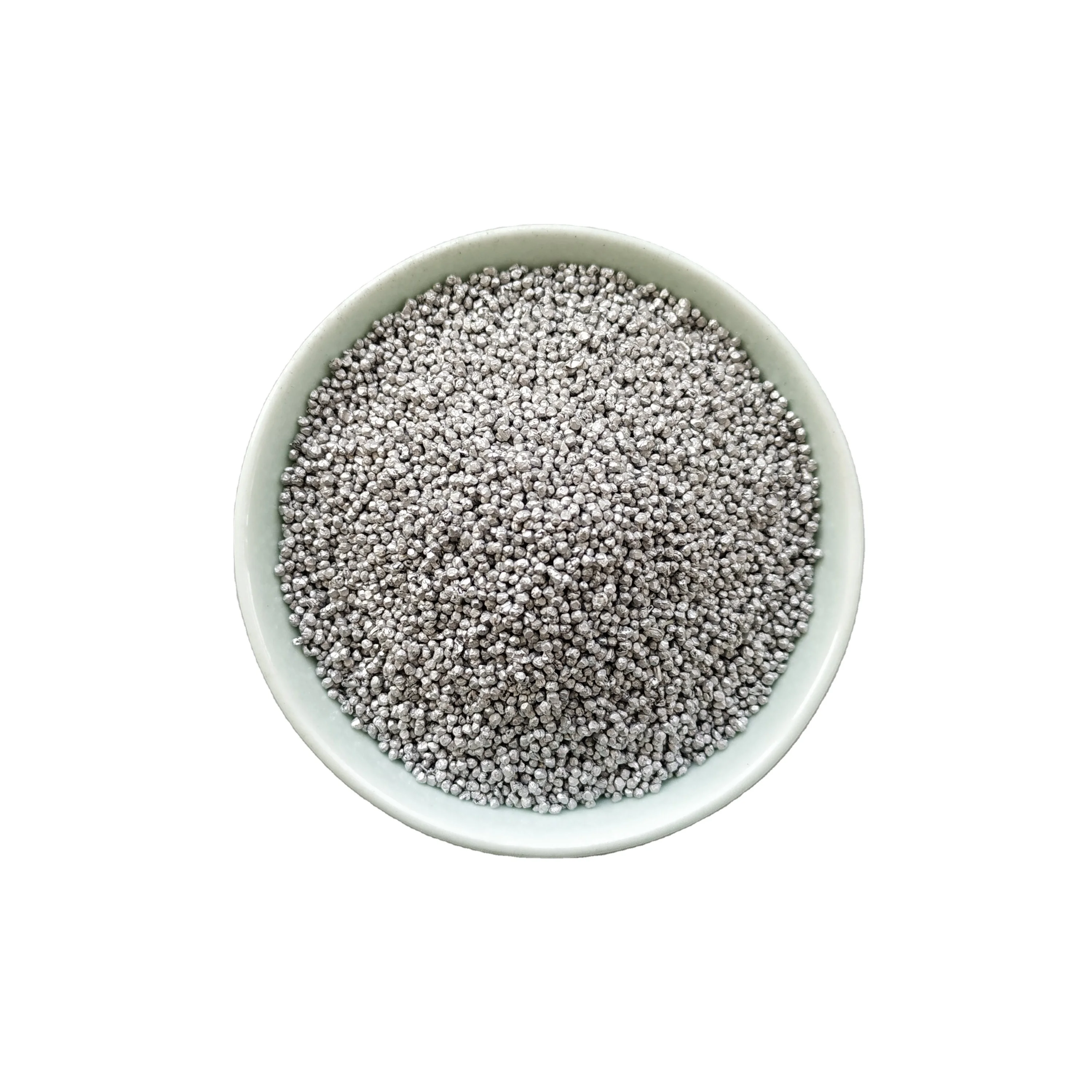 Aluminum grain metal deoxidized aluminum grain