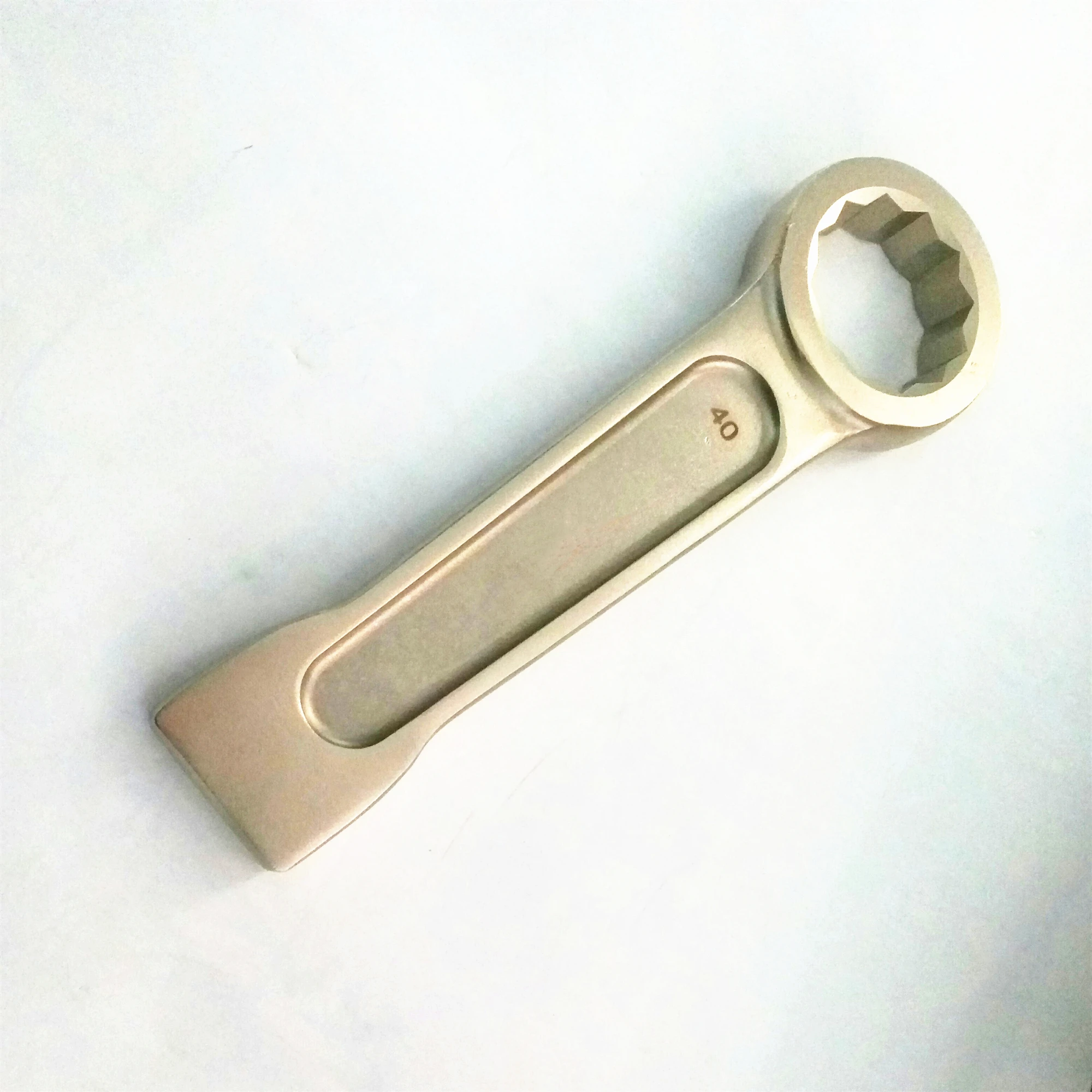 AlCu spark resistant tools 40mm box end slogging spanner aluminum bronze alloy