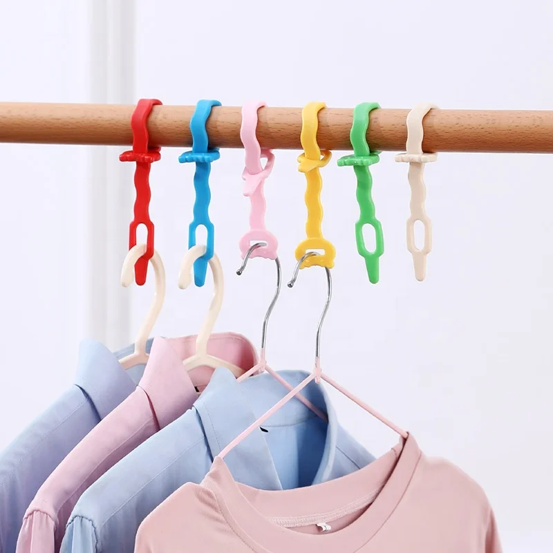 A3113Clothes drying windproof lock plastic windbreak hanger fixed lock shackle anti-skid buckle air windbreak windproof hook