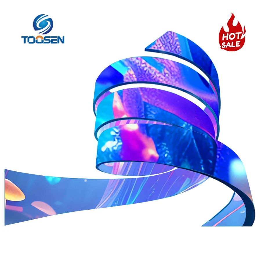 Suppliers Hanging Indoor Flexible Led Screen P1.8 P2 P2.5 Curve Led Panel Display Circular Soft Cylindrical Hd Led Video Wall
