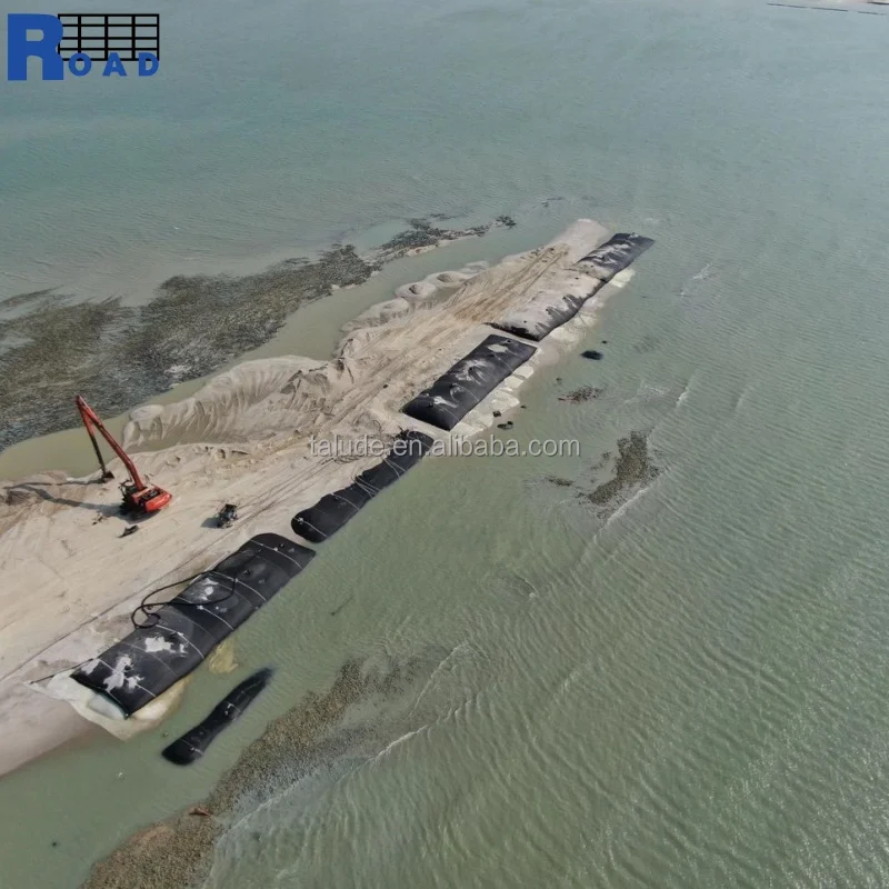 High Strength Dewatering Geotextile Tube Geobag PP PET Geotube For Silt Filter Sand Filter Coastal Berm