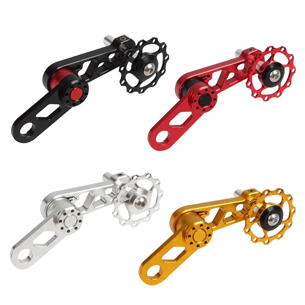 Factory supply MTB/Folding Bicycle Guide Wheel Oval Aluminum Alloy Cycling Single Speed Rear Derailleur Chain Tensioner