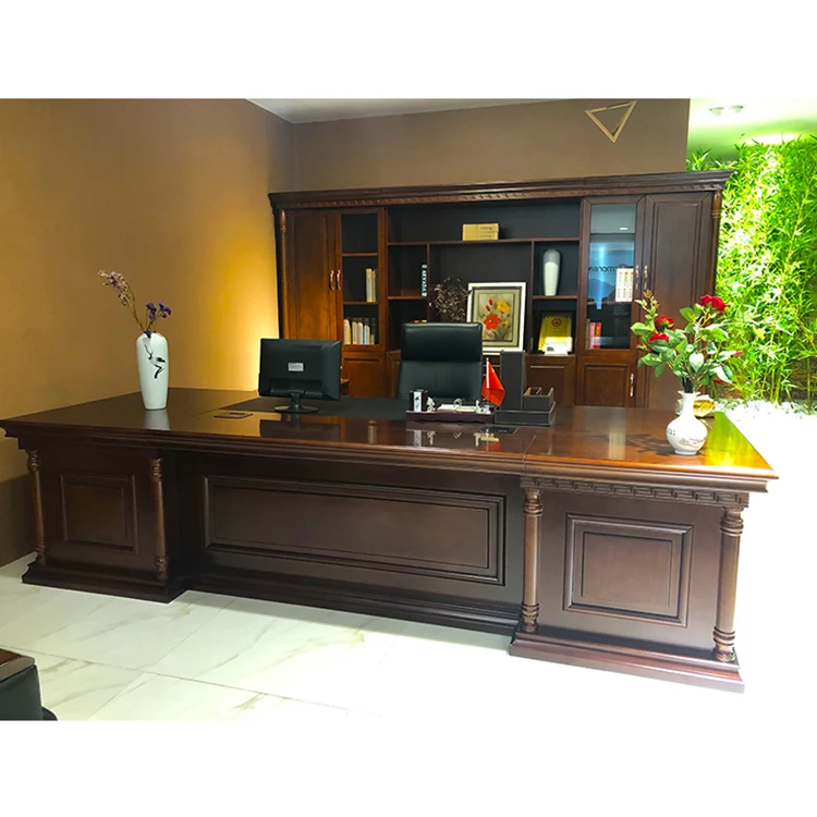 Modern wholesale wooden medical office executive desk ergonomic computer desk