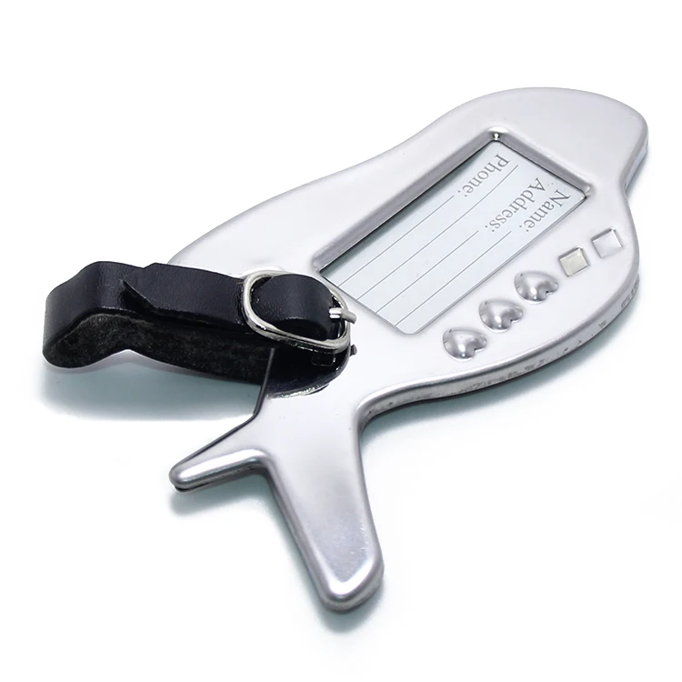 
Wedding Favor Celebration Airplane shaped Promotional Luggage Tag Gifts Stainless Steel Metal Travel Tag 