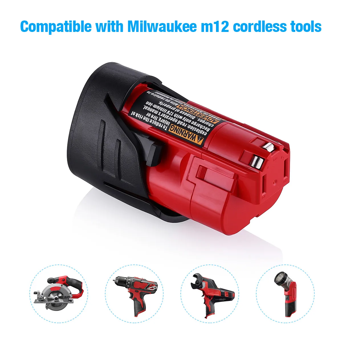 Powerextra Tool Battery High Capacity Lithium-ion Replacement For