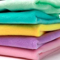 fabrics manufacturers wholesale 1mm velvet crystal super-soft 100% polyester fleece flannel felt fabric for toys pet nest