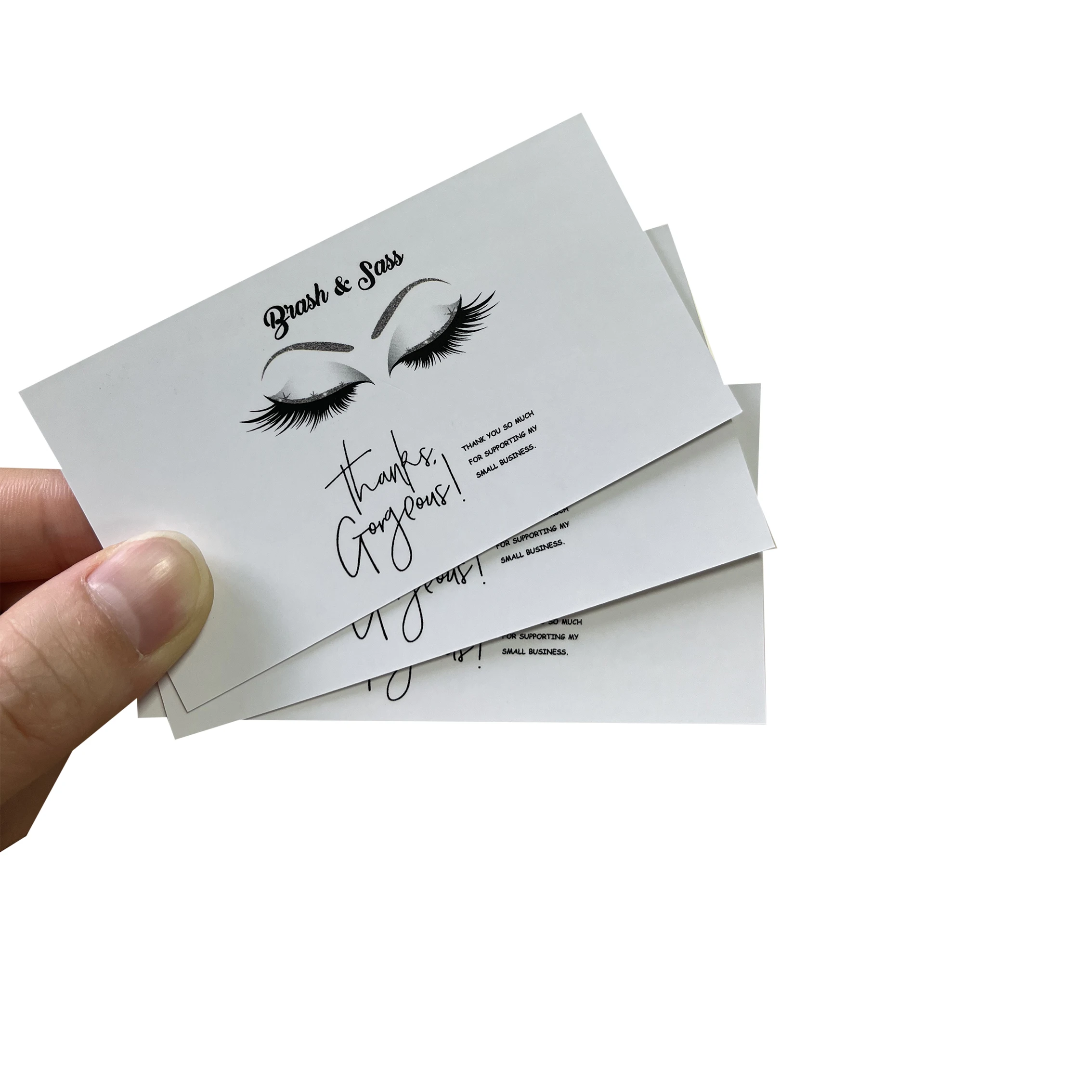 Factory customized high quality business paper card printing / greeting card / thank you card / postcard