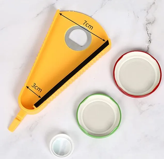 Carrot Can Opener Multifunctional Bottle Opener, Jar Opener for Weak Hands Jar Opener for Seniors, Beer Bottle Opener