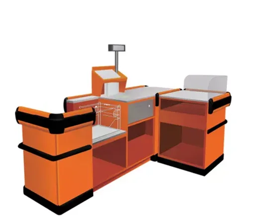 shop convenient and fast retail checkout counter for sale