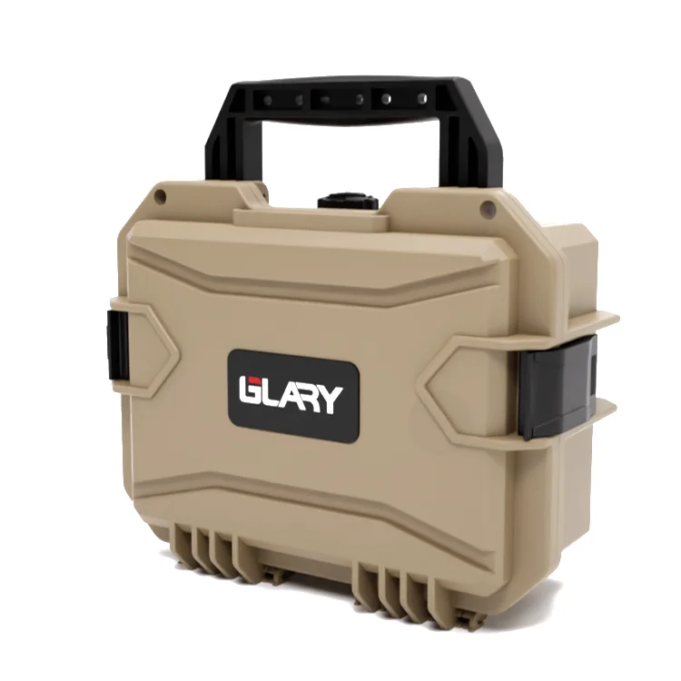 GLARY portable outdoor hard drive storage case rugged external hard drive carrying case box lightweight hard drive case box