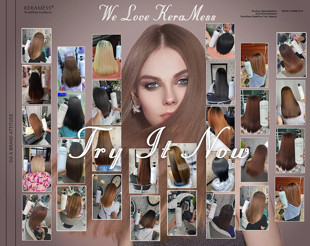 LONG Lasting Hair Smoothing Treatment rejuvenates hair Complex Brazilian Keratin Blowout