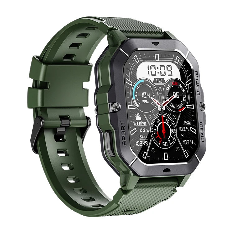 C28 Smart watch 1 ATM Waterproof 2.02inch Screen 410mAH Big Battery Watches BT Call 100+ sports modes smartwatch