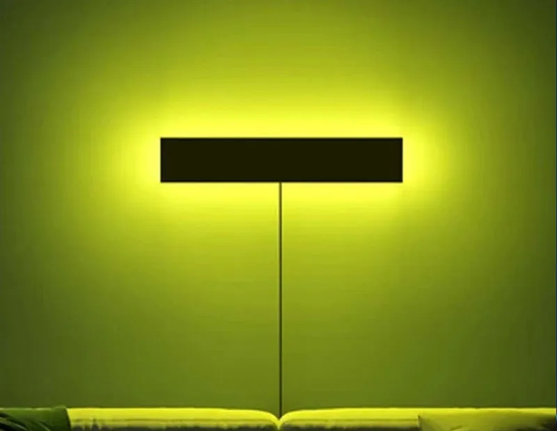 Cross-border exclusive source manufacturers Modern simple RGB phantom wall lamp living room light background wall atmosphere wal