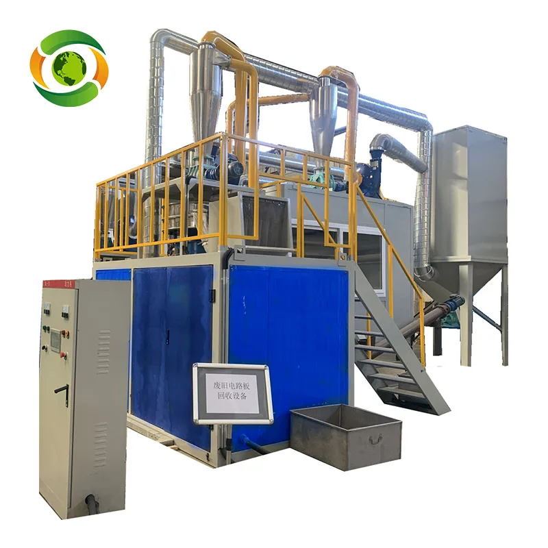 Asia-Pacific E Waste Printed Circuit Board PCB Recycle Machine Production Line Waste PCB Recycling Plant