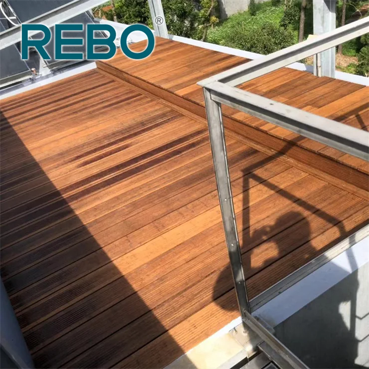 Eco-friendly Strand Woven Bamboo Decking Board