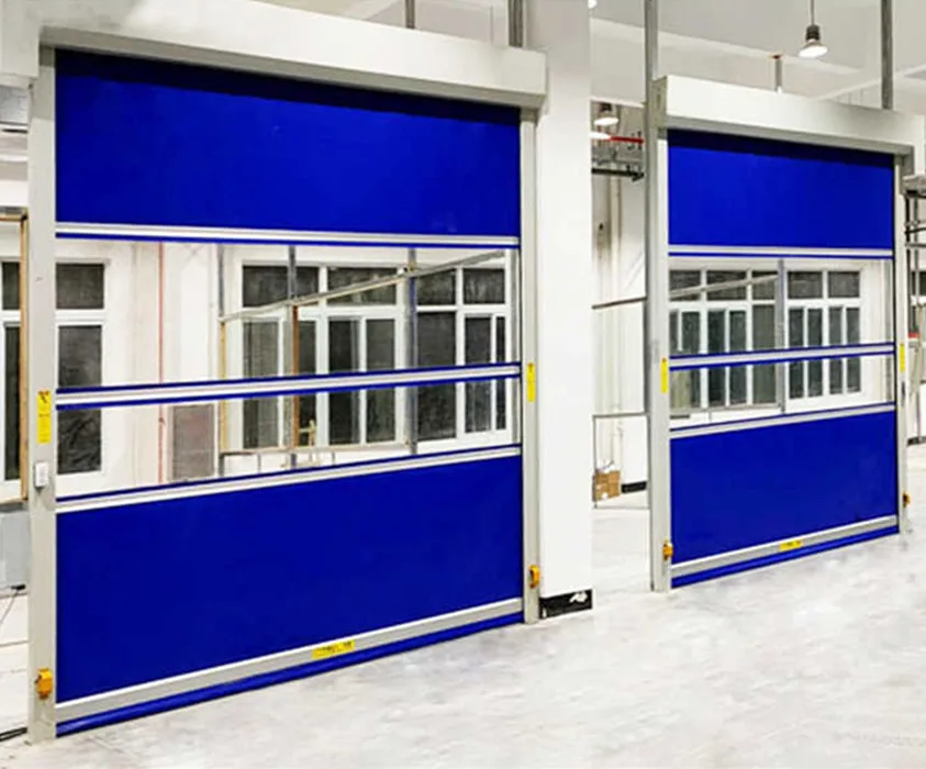 Factory Fast Roller Shutter Automatic PVC High Speed Doors