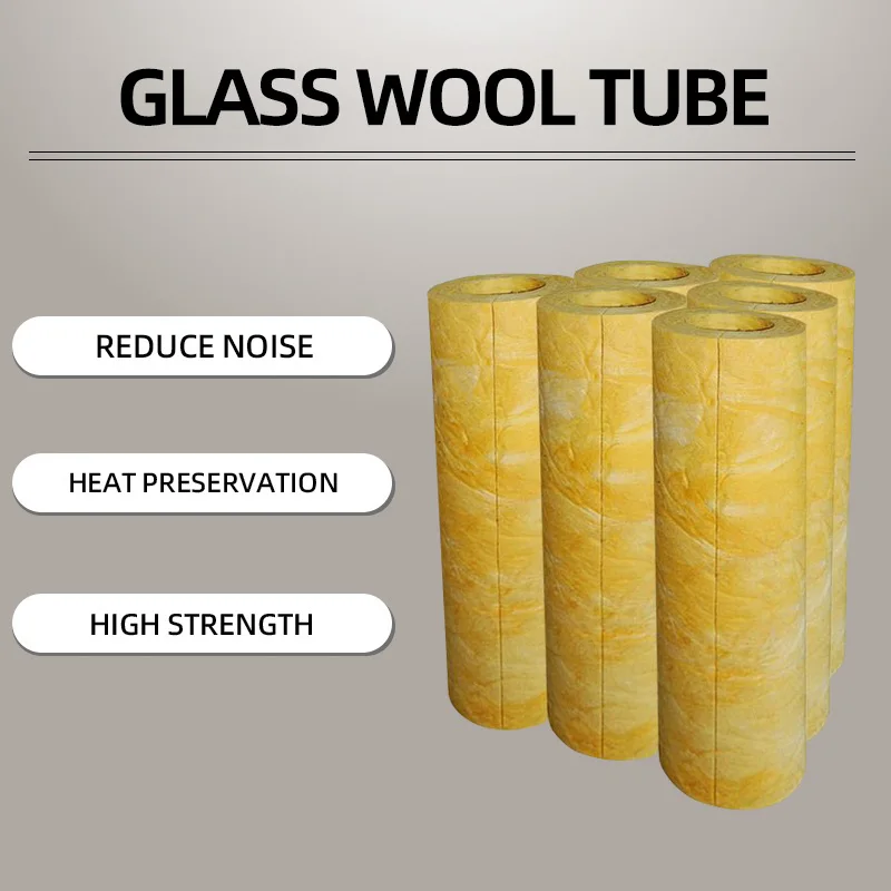 Glass wool tube Premium quality glass wool tube felt thermal insulation soundproofing solution for your industrial needs
