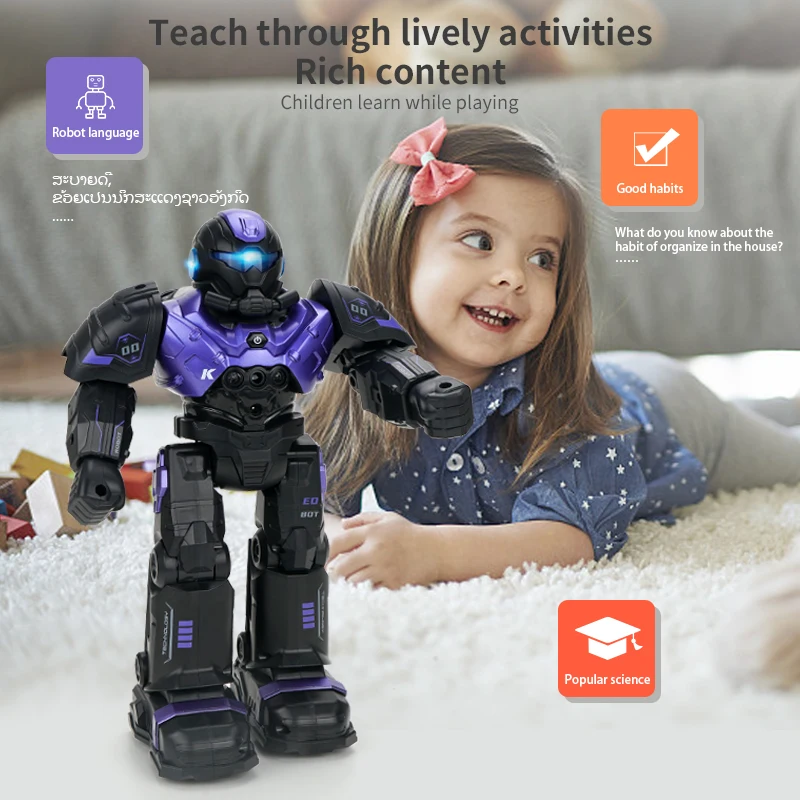 HOSHI JJRC R20 RC робот игрушка Инфракрасный контроль жеста CADY WIDA умный Танцующий Робот детские игрушки для детей