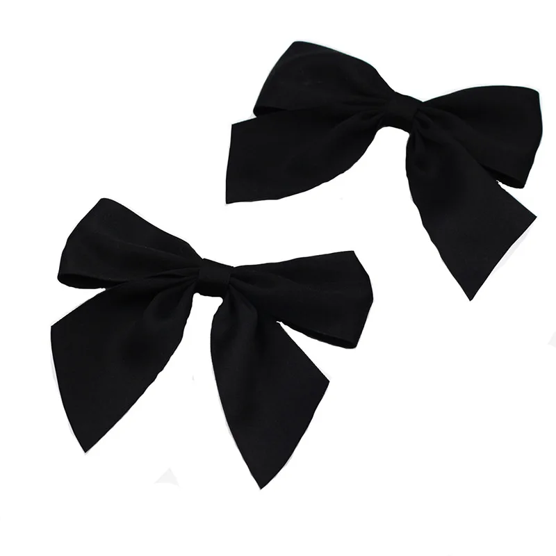 SLBRIDAL Handmade Ins Style Satin Butterfly Bowknot Girls Hair Clip Barrettes Bridal Wedding Hair Accessories Women Jewelry