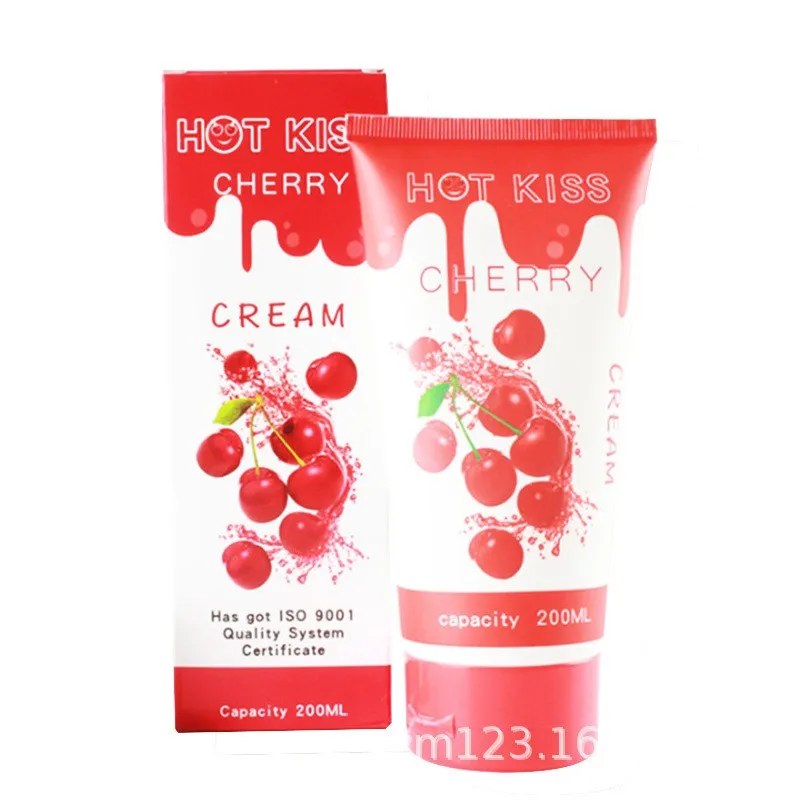 HOT KISS Lubricant Cream Strawberry Cream Sex Lube Body Massage Oil Lubricant for Anal Sex Grease Oral Vaginal Love Gel Women