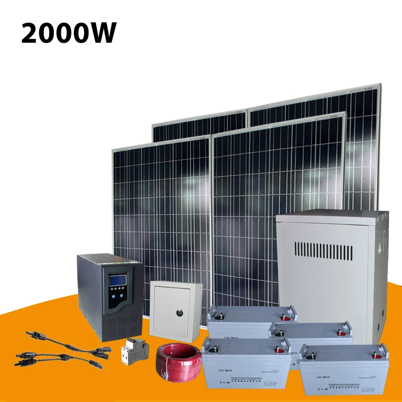 Высокая ватт на сетке гибридная солнечная система набор панель Солнечная фотоэлектрическая Панель Система 10 кВт комплекты домашней paneles-solares-1000-watts
