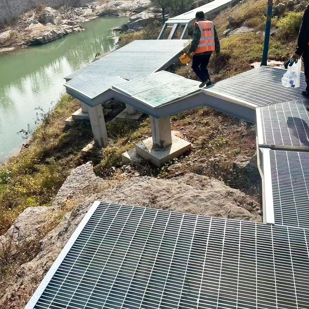 Excellent quality stair tread steel grating storm drain cover steel grating mesh for drainage