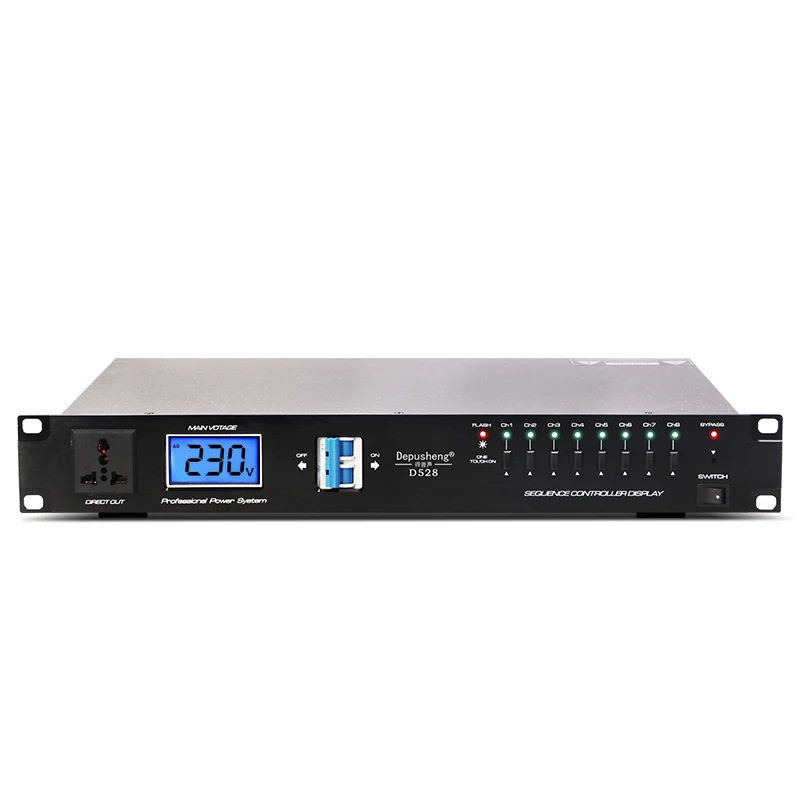 Depusheng D528 Professional 9-Channels Multi-function Power Supply Sequence Controller