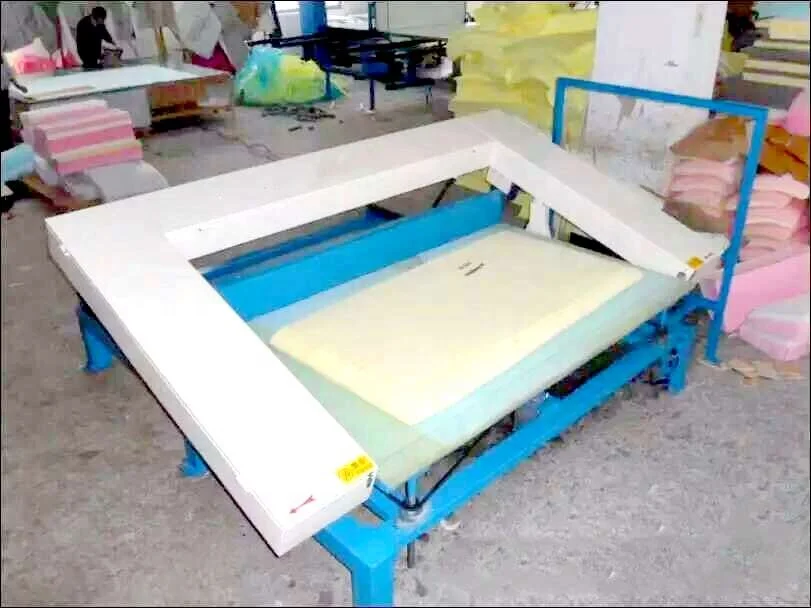 Manually operate foam contour cutting machine for sponge copying cutting equipment