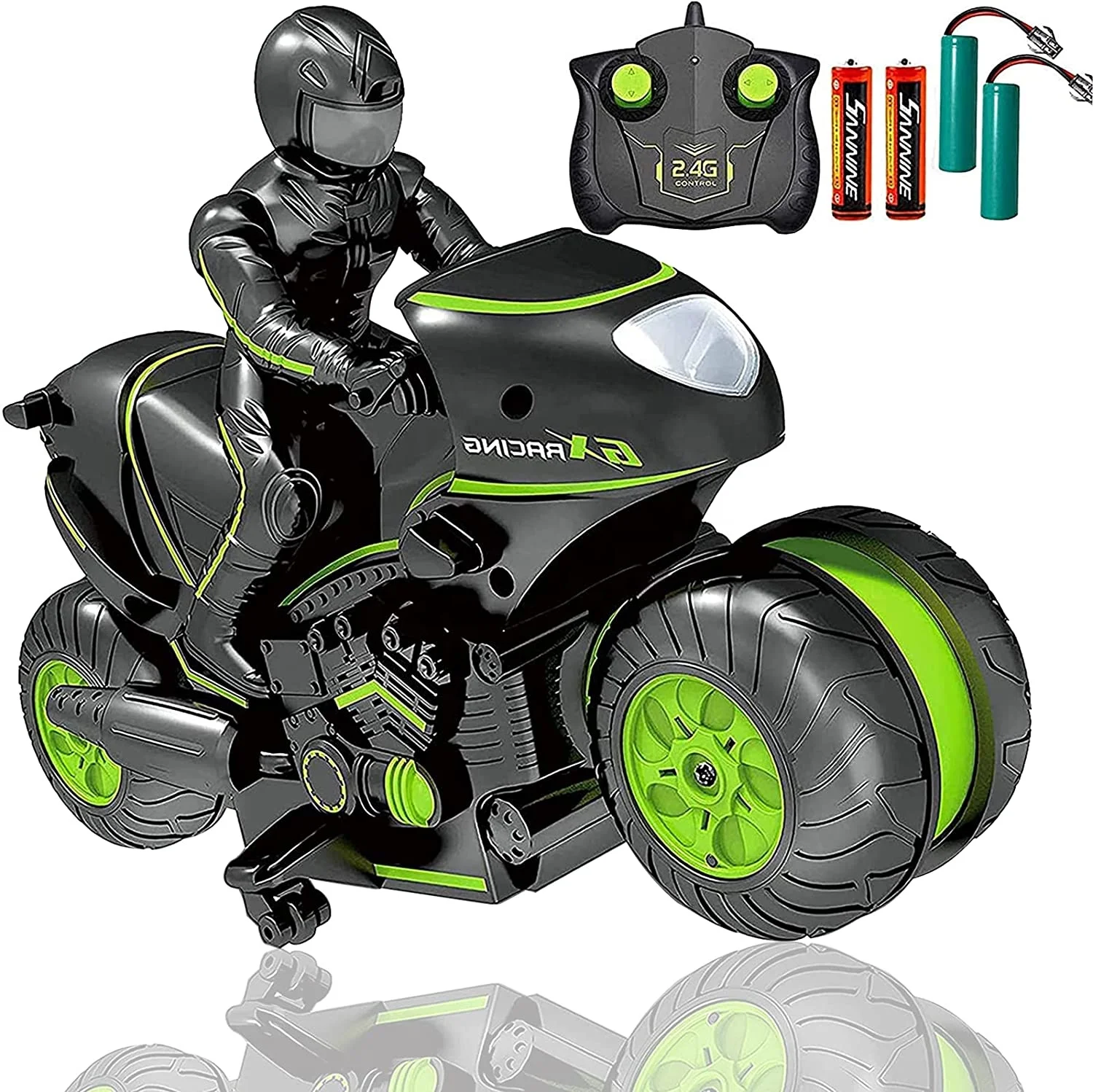 2.4Ghz  Remote Control Motorcycles 360 degree Spinning  Drift Stunt radio control Motorbike toy for kids