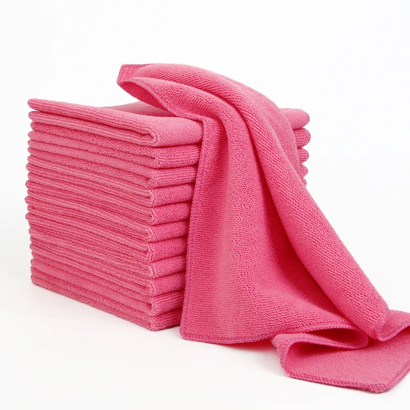 80% Polyester 20% Polyamide Cleaning Rags Microfiber Kitchen Cleaning Cloths Multicolor Dish Cloths 300GSM Microfiber Towel