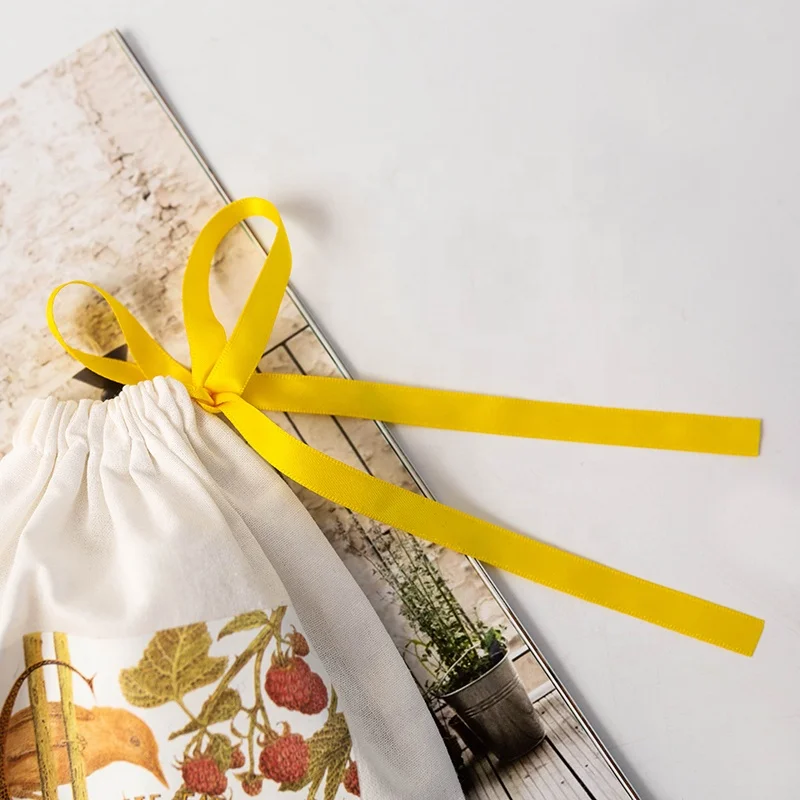 Wholesale Customized Cotton Muslin Drawstring Tea Shopping Bag Jewelry Pouch